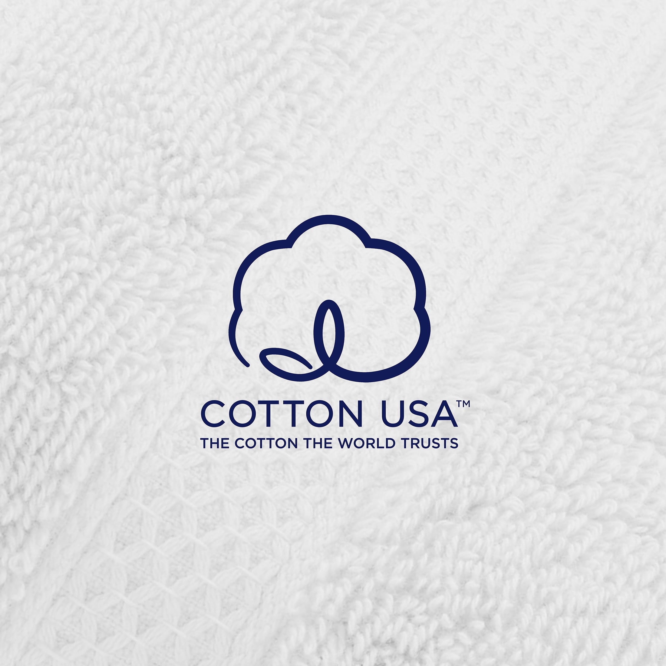 Hotel Style Luxury Bath Towel, 100% U.S. Cotton, Arctic White
