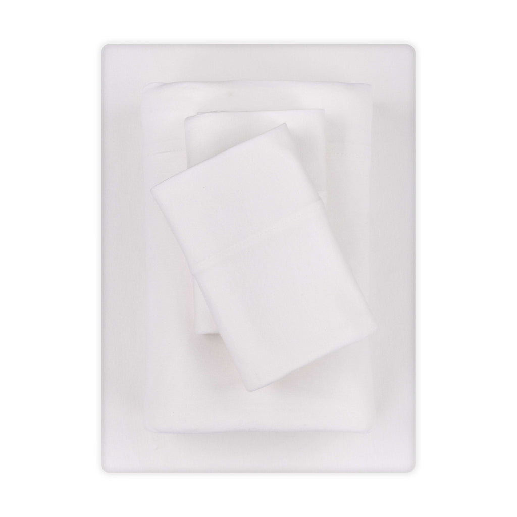 Mainstays Cotton Rich Extra Soft Jersey Bed Sheet Set, Queen, Charcoal, 4 Pieces