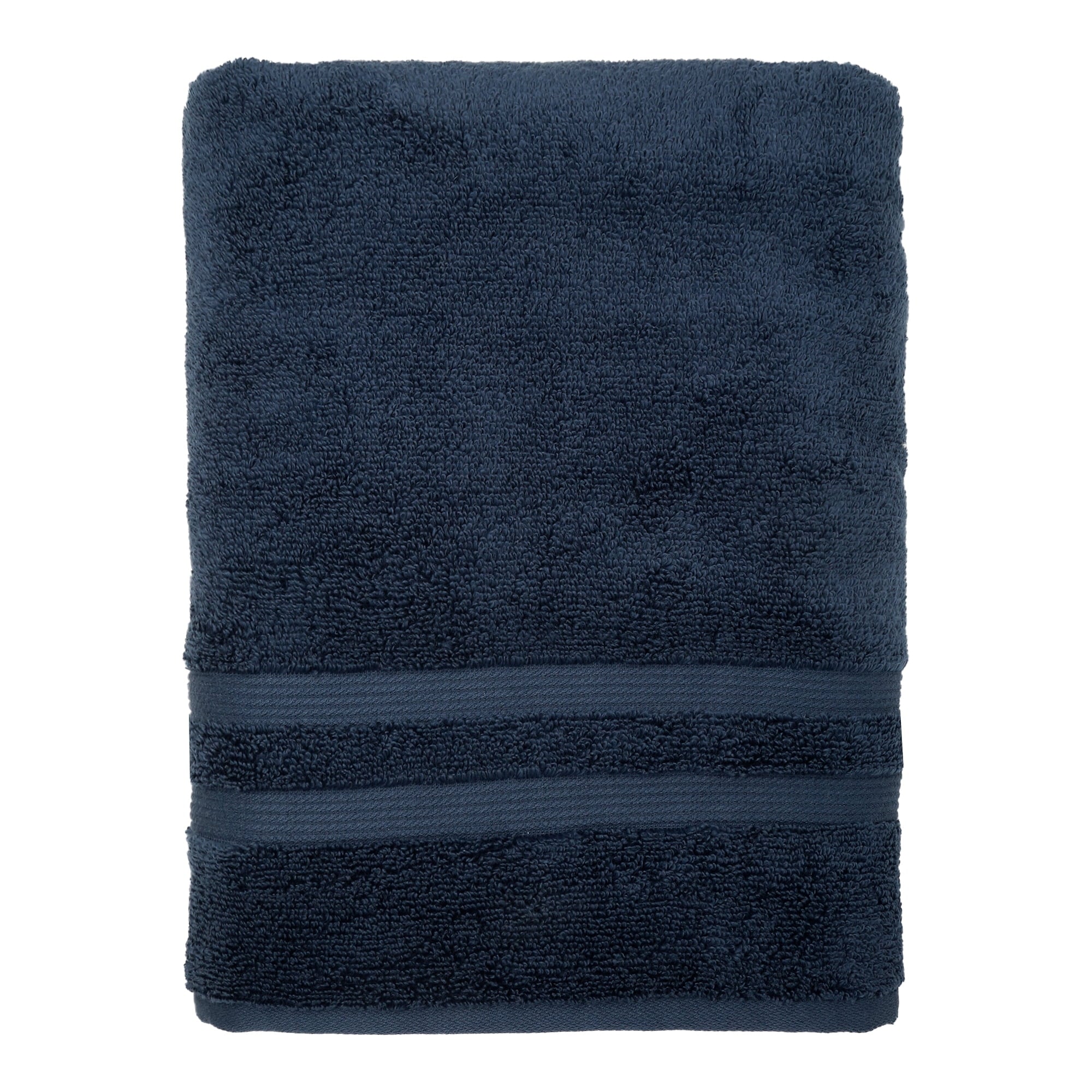 Mainstays Performance Cotton Bath Towel, Super Soft Quick Dry Fade Resistant, Solid Green