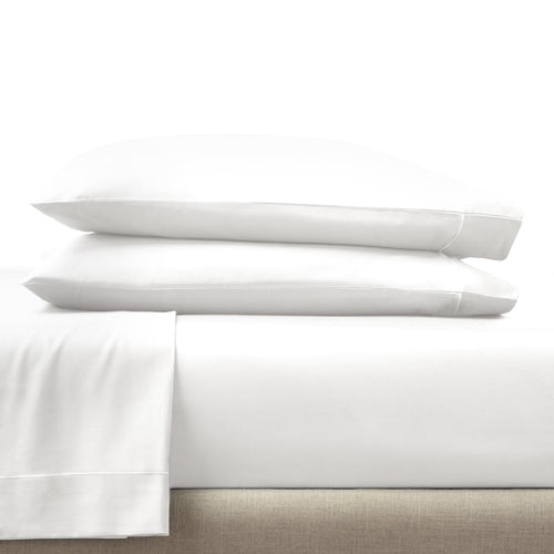 Better Homes & Gardens 3-Piece 400 Thread Count Arctic White Performance HYGROCOTTON® Sheet Set, Twin