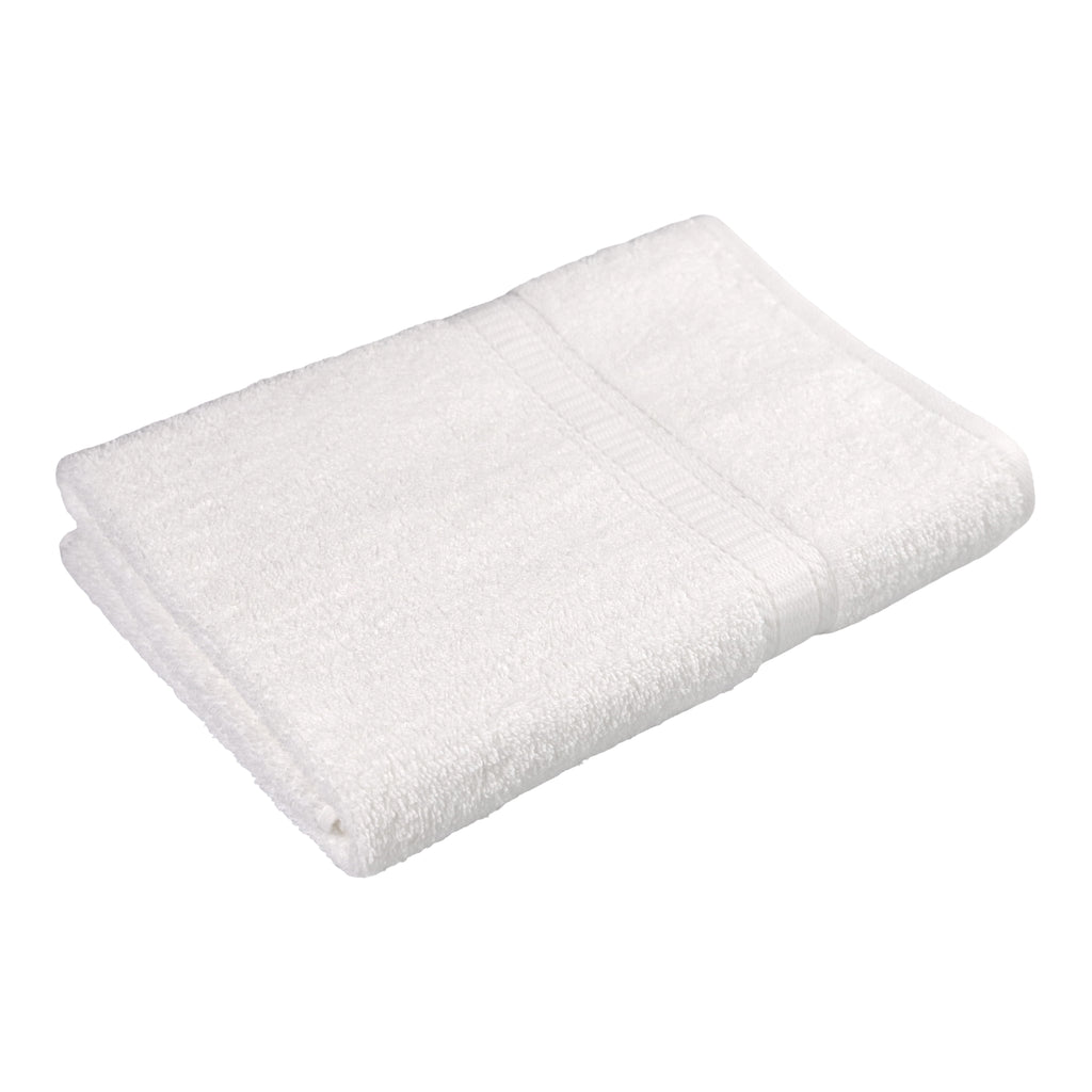 Mainstays Basic Bath Towel, Soft 100%  Cotton and Highly Absorbent Bath Towel, White