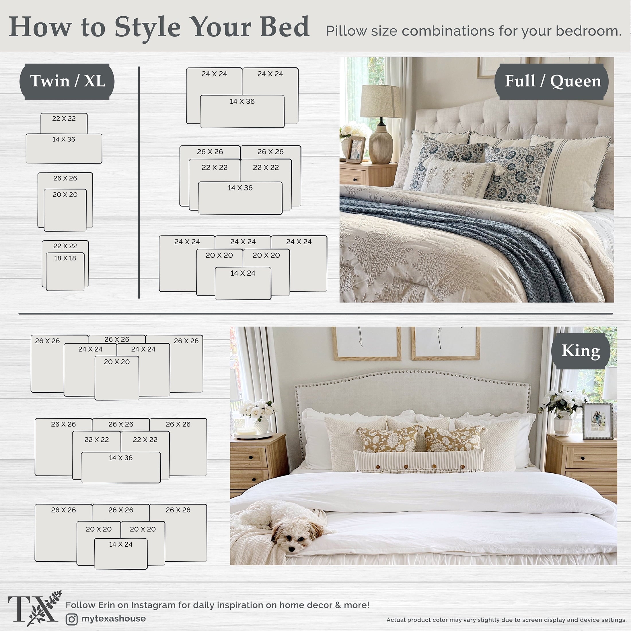 My Texas House Plaid 11-Piece Comforter Set with Sheets, Taupe, Queen